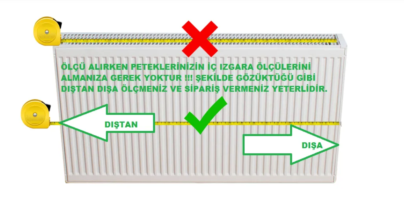 Isıtaç Petek Üstü Alüminyum Isı Yönlendirici