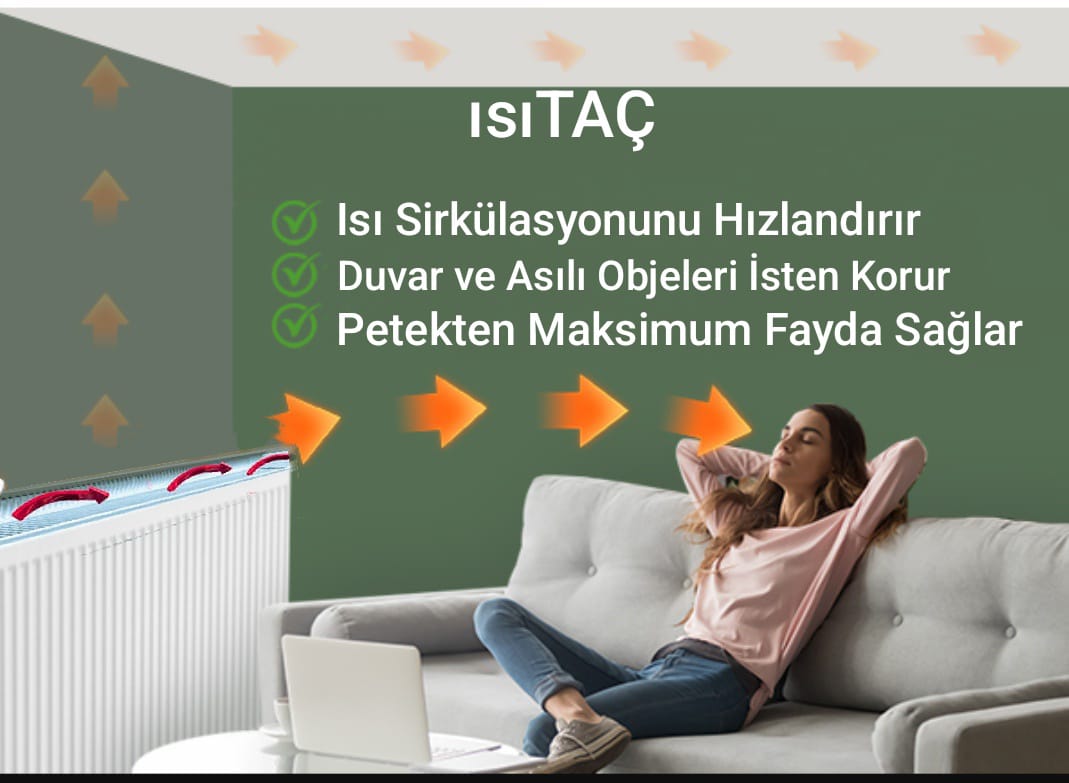 Isıtaç Petek Üstü Alüminyum Isı Yönlendirici