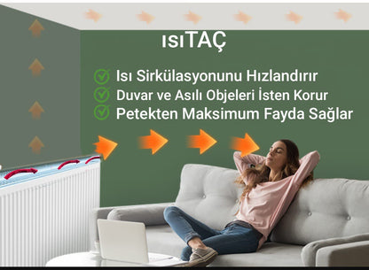 Isıtaç Petek Üstü Alüminyum Isı Yönlendirici