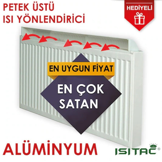 Isıtaç Petek Üstü Alüminyum Isı Yönlendirici