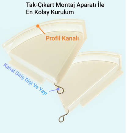 Isıtaç Petek Üstü Alüminyum Isı Yönlendirici